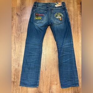 Robins Jean King Country Patch Jeans